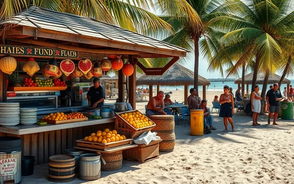 Plages à Deshaies : cuisine créole et buvettes locales pour bien manger au soleil