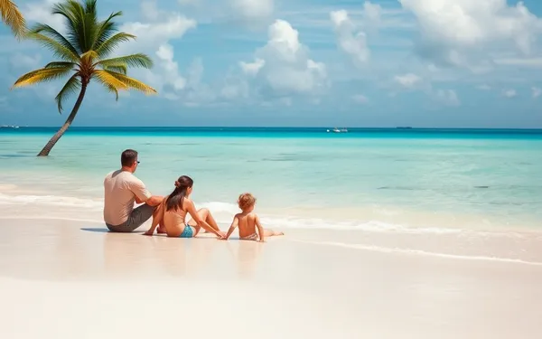 Plages familiales en Guadeloupe : sable fin, eau peu profonde et baignades faciles