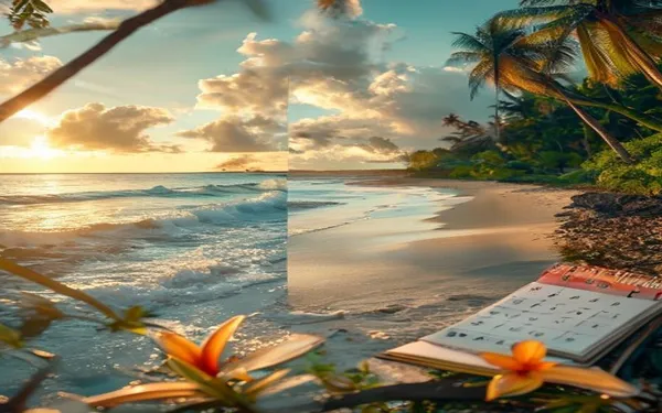 Quand partir en Guadeloupe ? Météo, prix et sargasses mois par mois