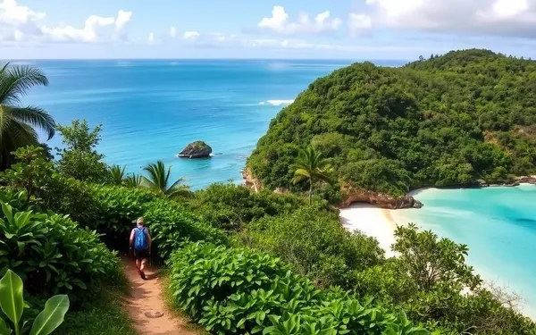 Randonnée Grande Anse sur Marie Galante : itinéraire facile, points de vue et baignade